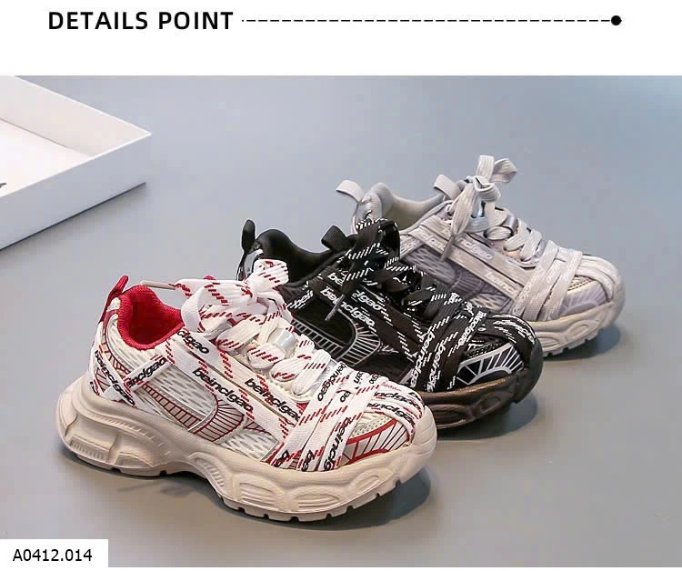 GIÀY THỂ THAO DÂY CHỮ Giá sỉ sz 26-31: 199k sz 32-37: 208k