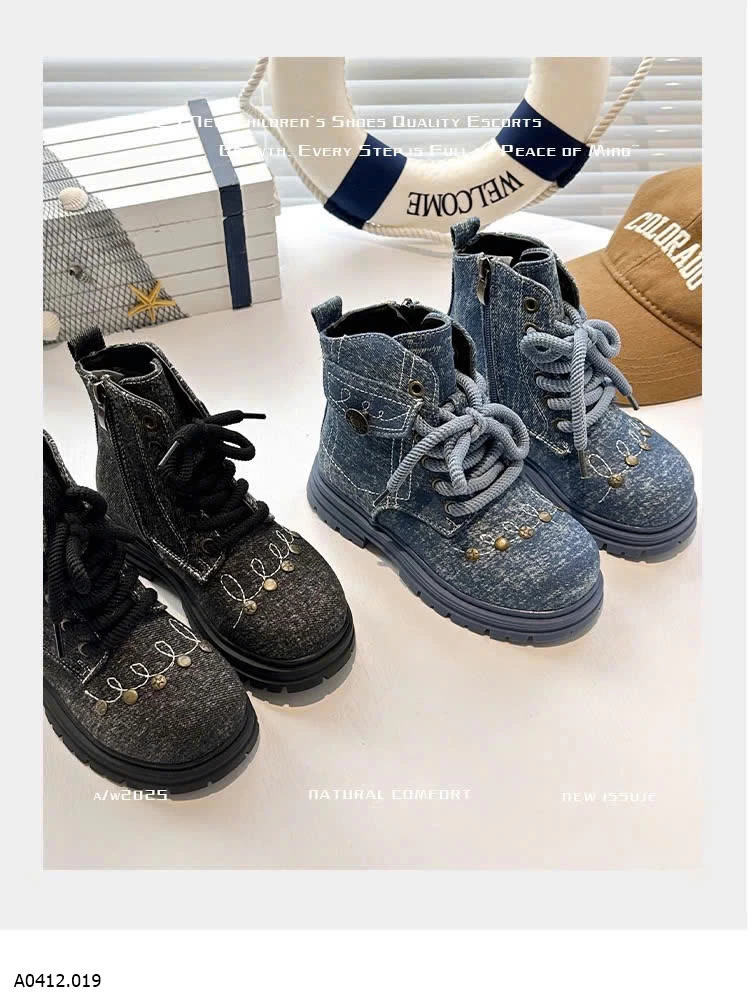 BOOT MARTIN CHO BÉ Giá sỉ 25-30: 194k 31-36: 204k