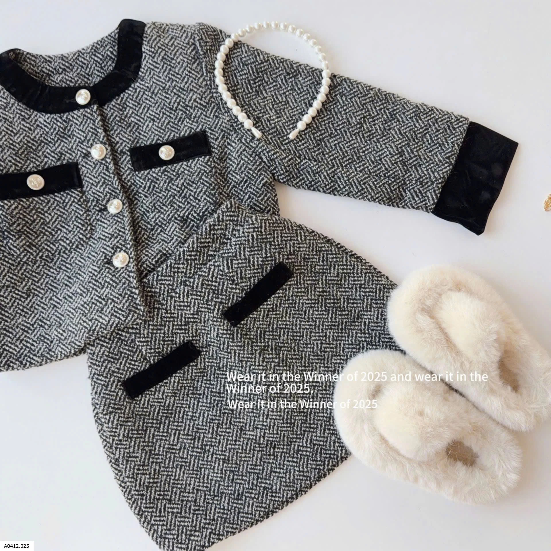 SET LEN ÁO KHOÁC PHỐI CHÂN VÁY  Giá sỉ 400k