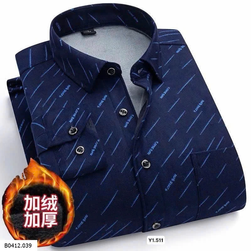 ÁO SƠ MI NAM LÓT LÔNG Giá sỉ 140k