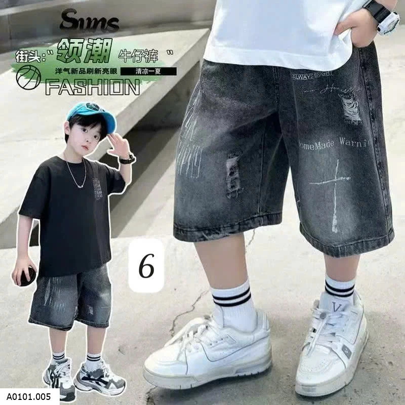 BST QUẦN SOOC JEAN NGỐ BÉ TRAI SZ ĐẠI Giá sỉ 115k