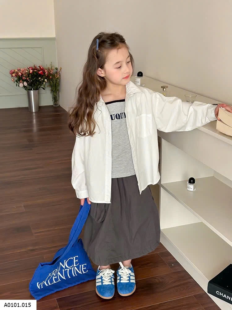 ÁO SƠ MI TRƠN MÀU AMBB  Giá sỉ sz 90-150: 155k sz 160: 168k sz 170: 180k