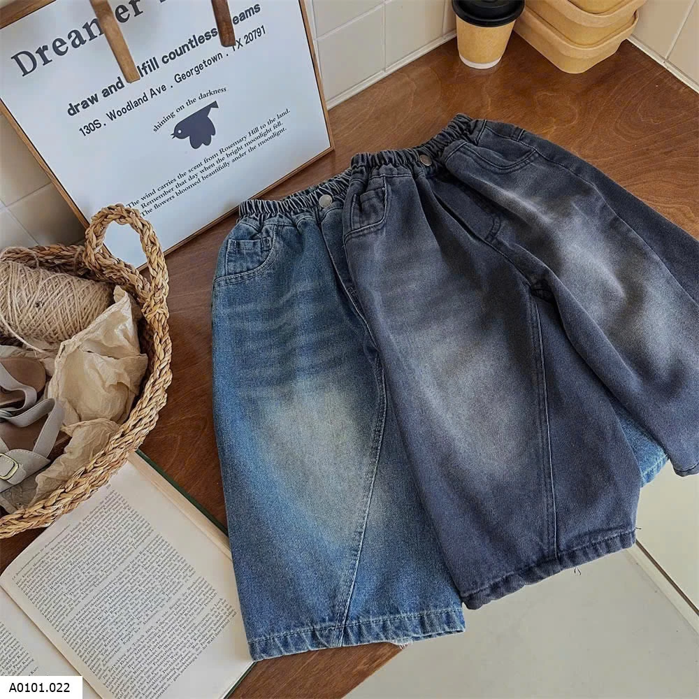 QUẦN JEAN SUÔNG ỐNG RỘNG Giá sỉ 183k