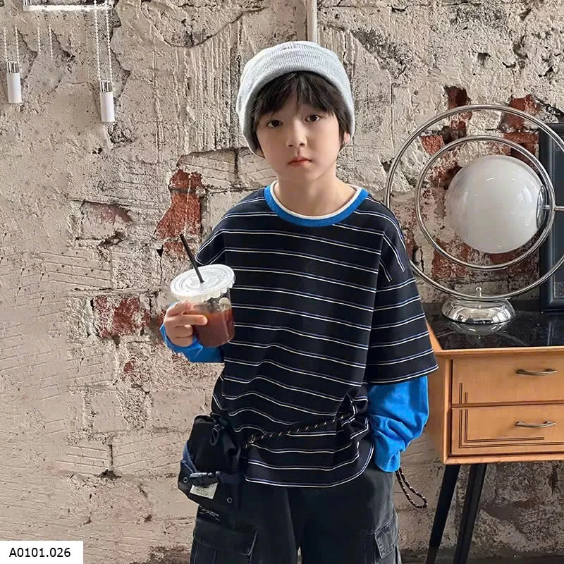 ÁO PHỐI MÀU AMBB Giá sỉ Sz 90-150 #145k Sz 160 #160k Sz 170 #175ka