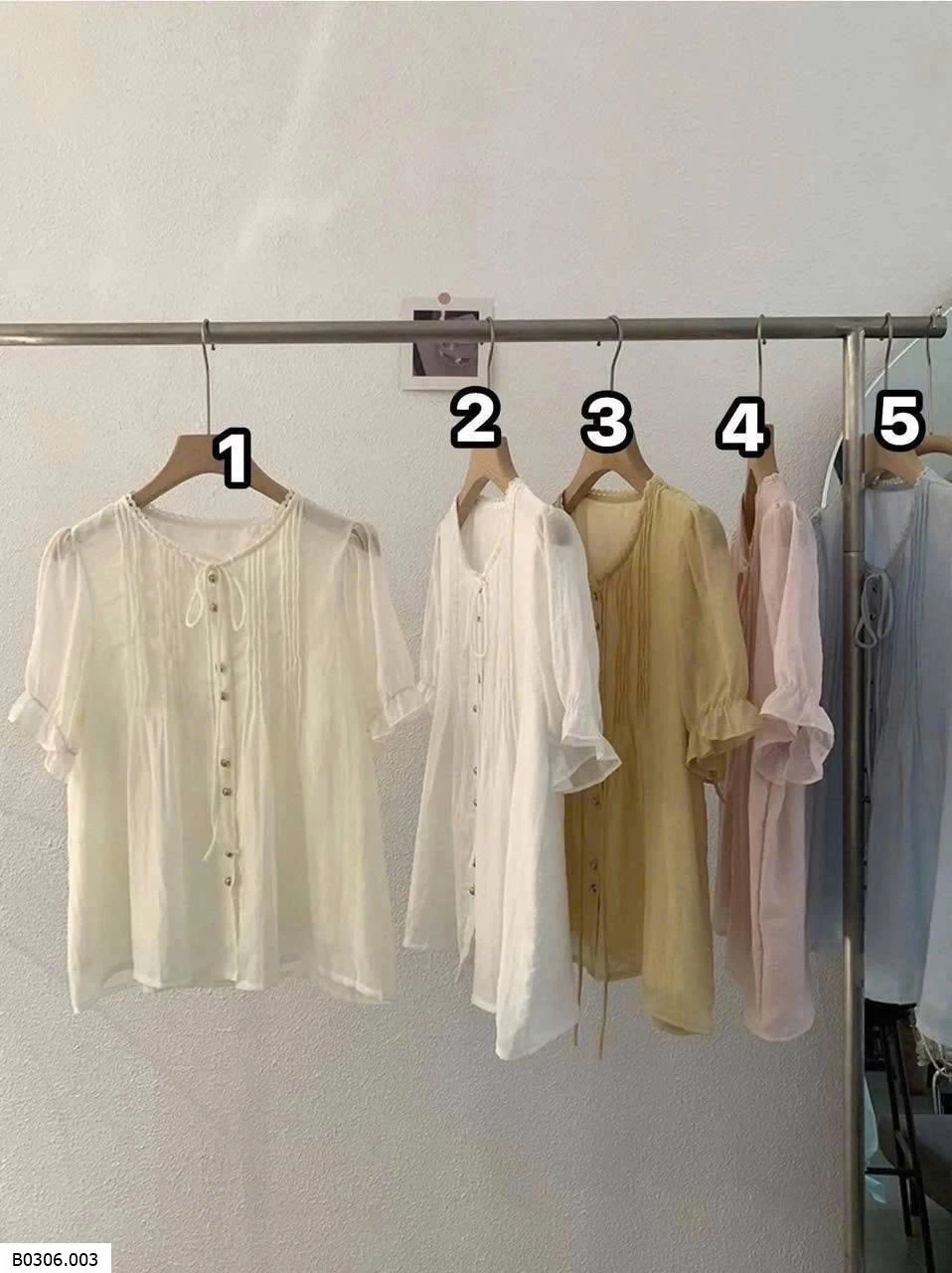 ÁO SƠ MI BABYDOLL NỮ     Sỉ 153k