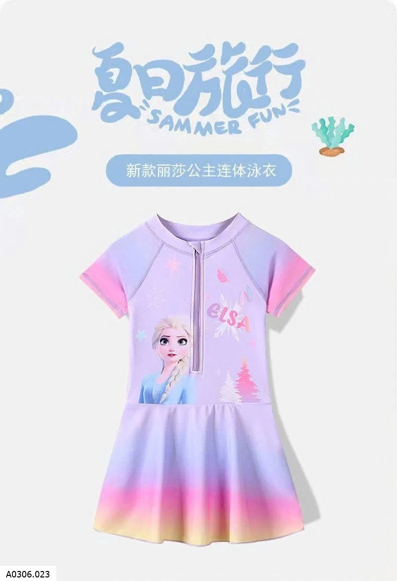 VÁY BƠI ELSA CHO BÉ GÁI Sỉ 125k