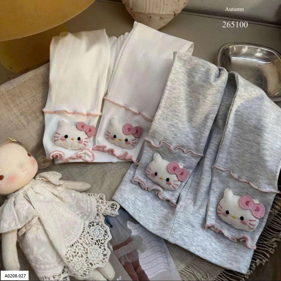 QUẦN LEGGING MÈO KITTY    Sỉ 80k