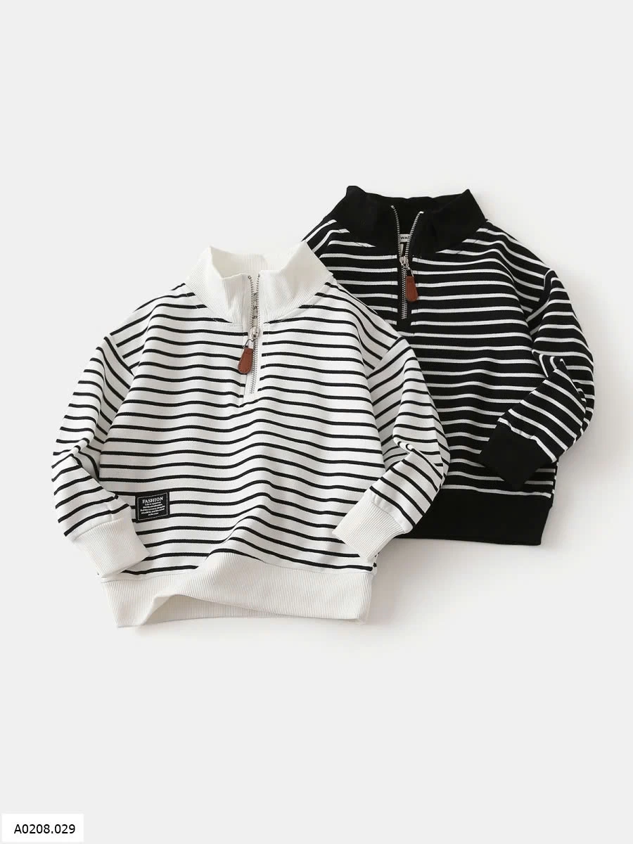 ÁO NỈ POLO KẺ NGANG WAPPY    Sỉ 105k