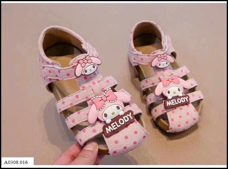 SANDAL CHẤM BI MELODY BG   Giá sỉ sz 23-26: 164k  sz 27-33: 174k 