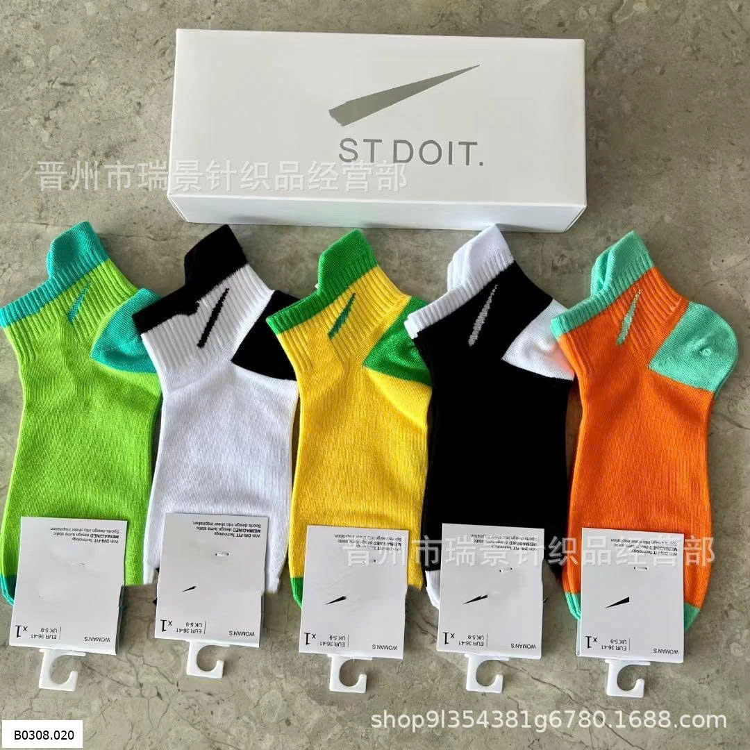 HỘP 5 ĐÔI TẤT ADIDAS CỔ THẤP   Sỉ 73k/ set 5 đôi