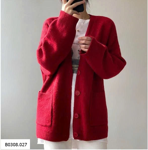 ÁO CARDIGAN NỮ CỔ V  Sỉ 125k