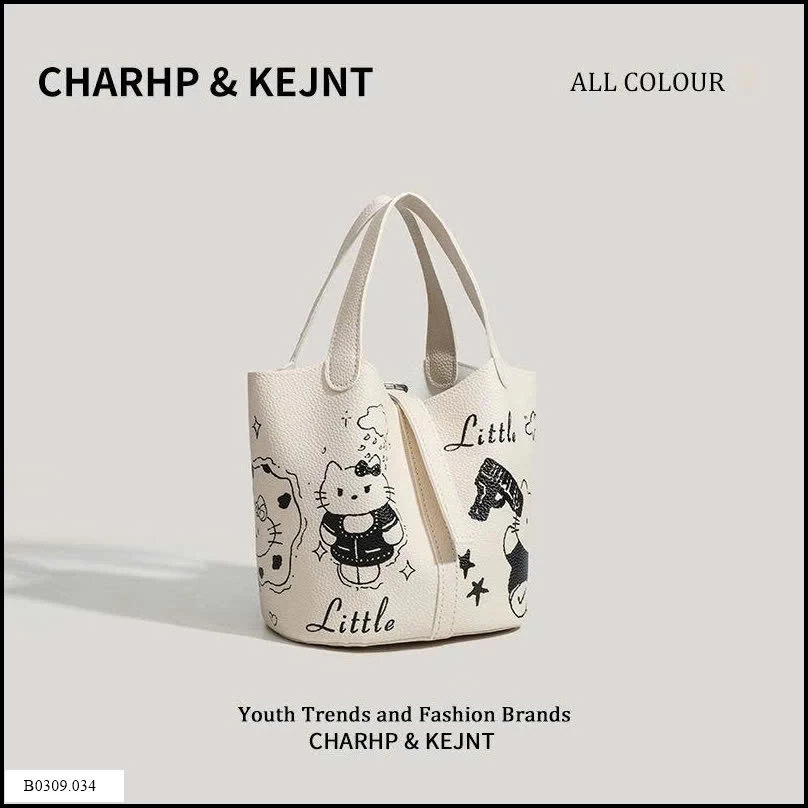 TÚI XÁCH MÈO KITTY CHA.RHP&KEJNT  Giá sỉ 100k