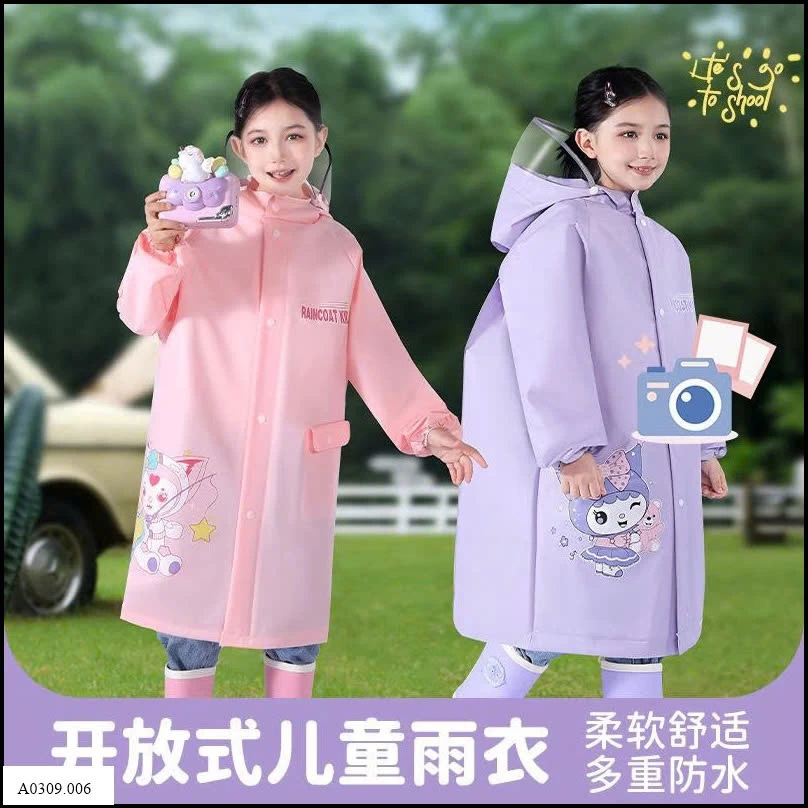 ÁO MƯA LIỀN THÂN CHO BÉ   Giá sỉ 75k