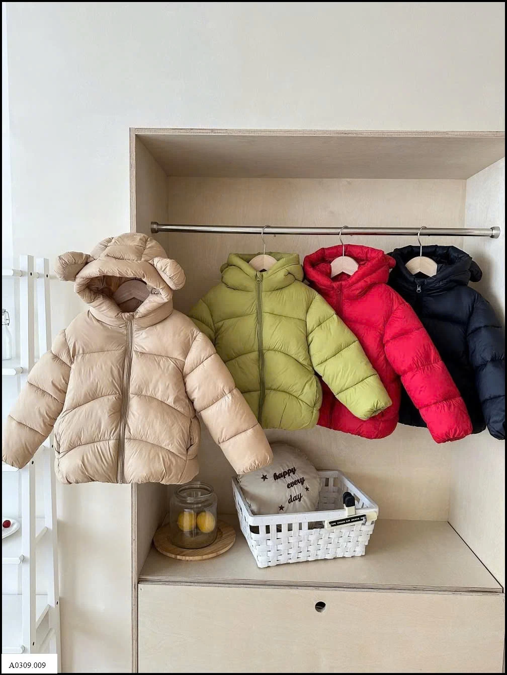 ÁO KHOÁC PHAO TAI GẤU CHO BÉ    Giá sỉ 180k