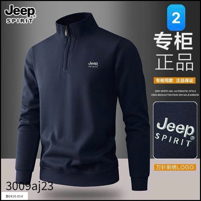 áo thu dài tay khóa cổ JEEP  Giá sỉ 315k