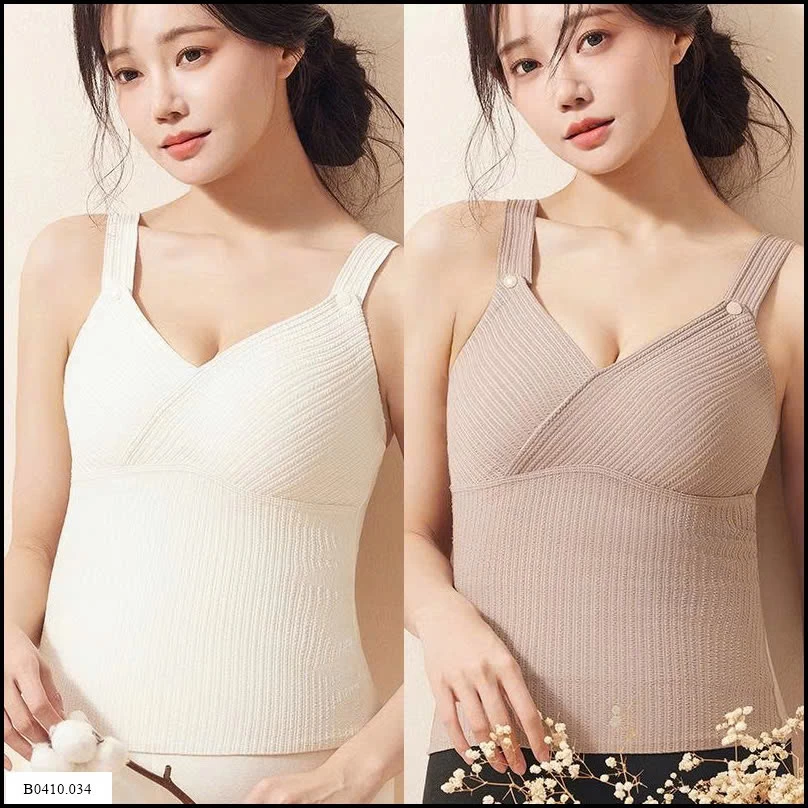  ÁO 2 DÂY LÓT NHUNG NỮ  Giá sỉ 102k