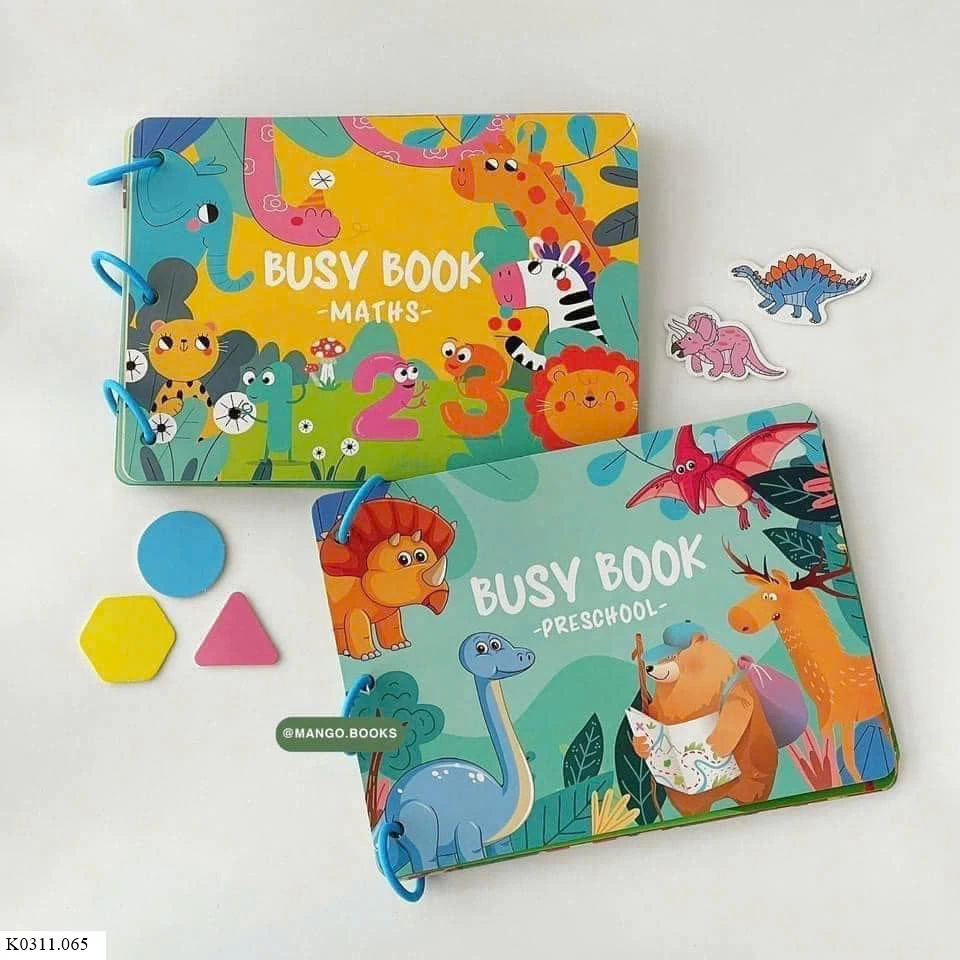 COMBO 2 CUỐN BUSY BOOK ANIMALS Sỉ 70k/ 1 sét 2 cuốn