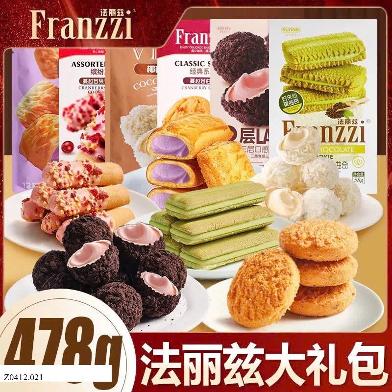 BÁNH FRANZZI 478G MIX 6 LOẠI   Sỉ 125k