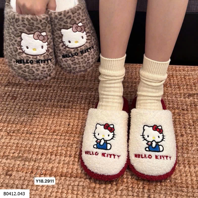 Dép bông đi trong nhà hellokitty Giá sỉ 65k/đ sỉ từ 2 đôi