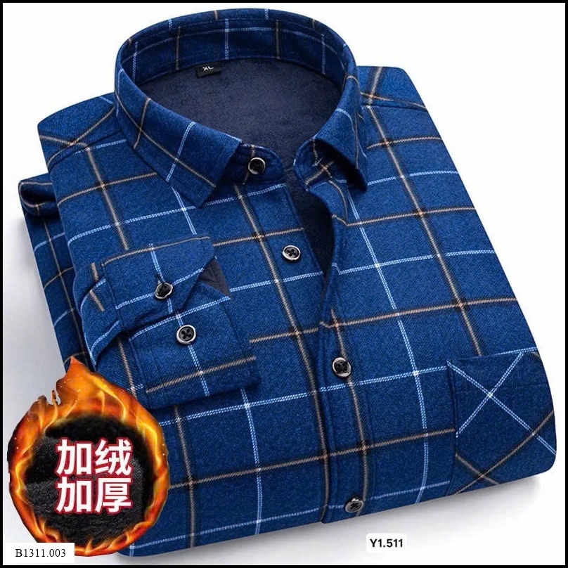 ÁO SƠ MI NAM LÓT LÔNG HÀNG XUẤT NHẬT  Giá sỉ 140kA