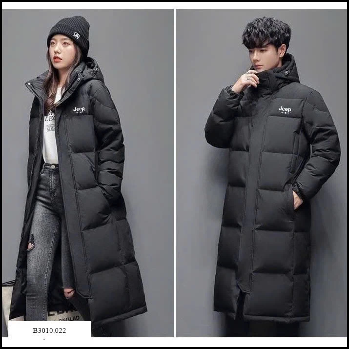 ÁO PHAO DÁNG DÀI NAM NỮ JEEP Giá sỉ 455kA