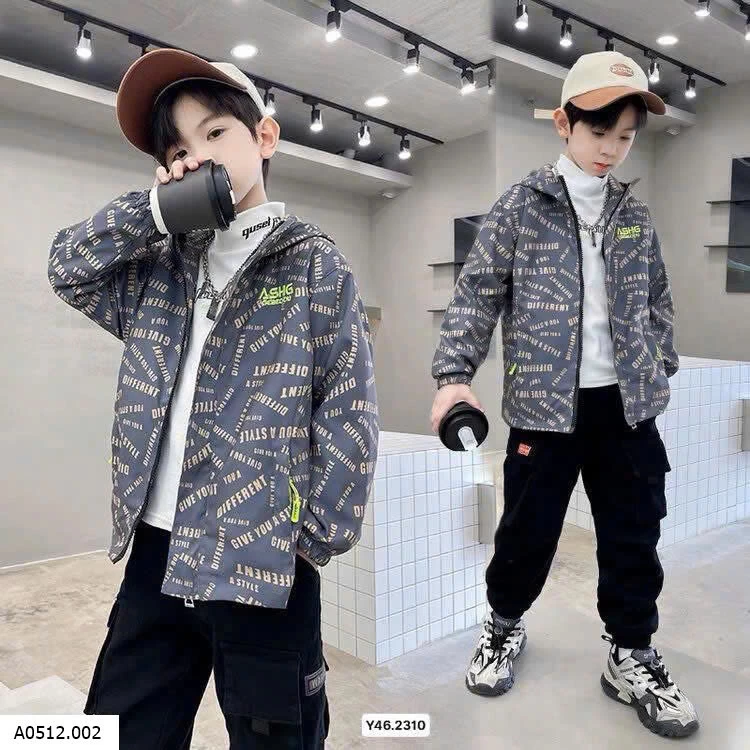 ÁO KHOÁC GIÓ SIZE ĐẠI BÉ TRAI  Giá sỉ 170k