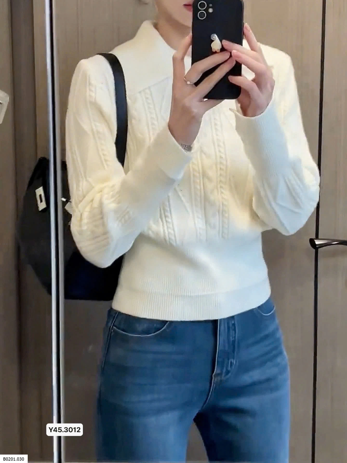 ÁO LEN MỀM DÁNG ÔM NHÀ ANNA  Giá sỉ 225k