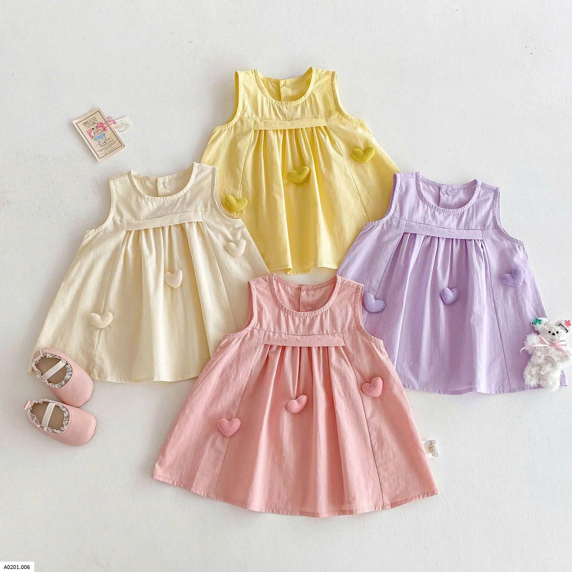 VÁY TIM SÁT NÁCH BG  Giá sỉ 111k