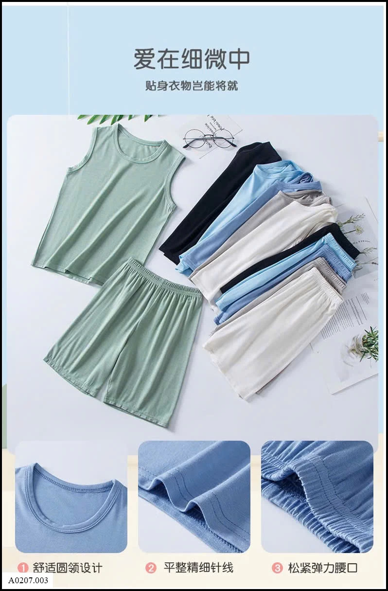BỘ BA LỖ THUN LẠNH BÉ TRAI    Sỉ giá Size 90-150: 60k Size 160-180: 80k