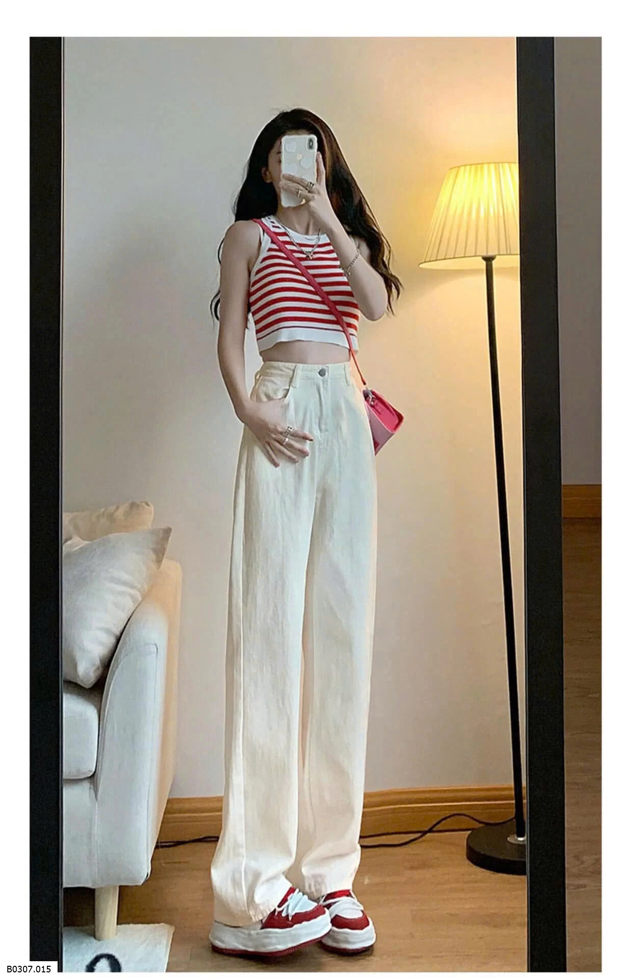 JEANS ỐNG SUÔNG CẠP CAO CHO NỮ   Sỉ 117k