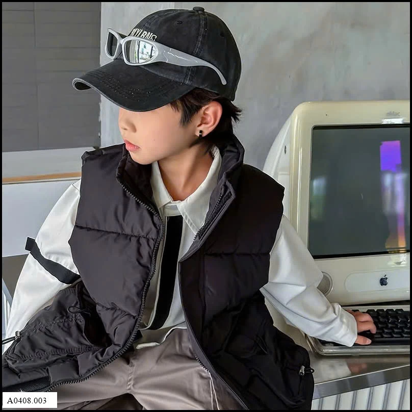 Áo khoác gile siêu xinh cho bé  Giá sỉ 112k