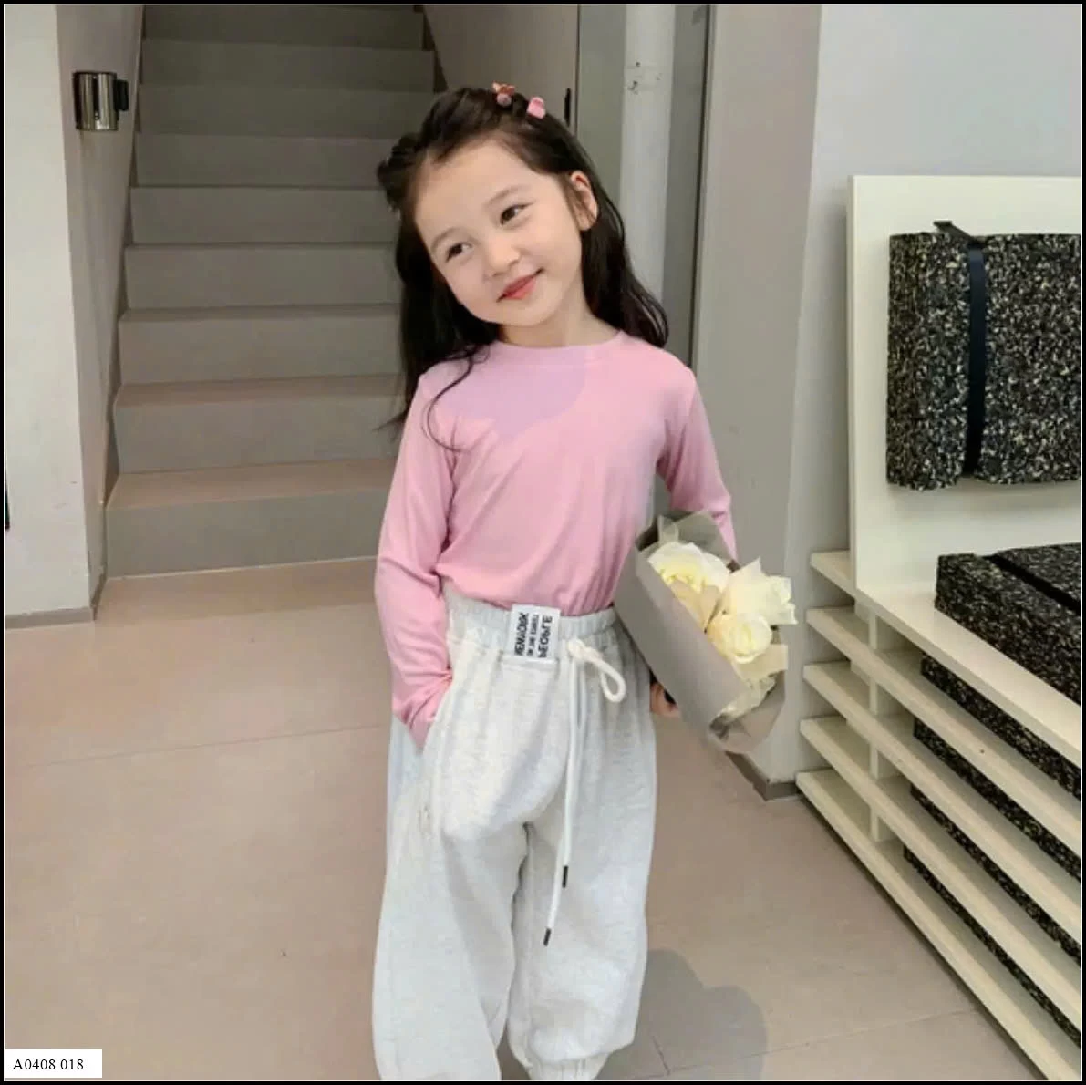 Áo thun dài tay modal cho bé gái   Giá sỉ 69k