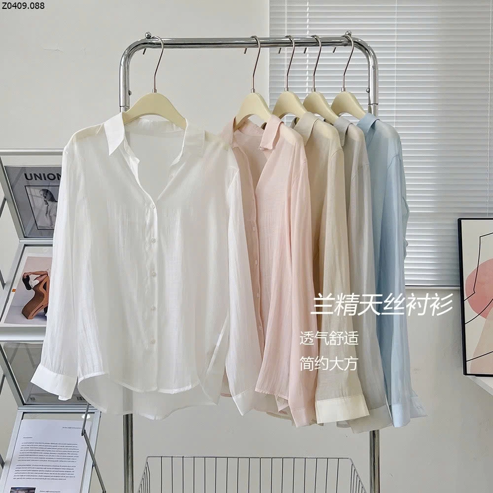 ÁO SƠ MI LỤA TENCEL  Sỉ 181k