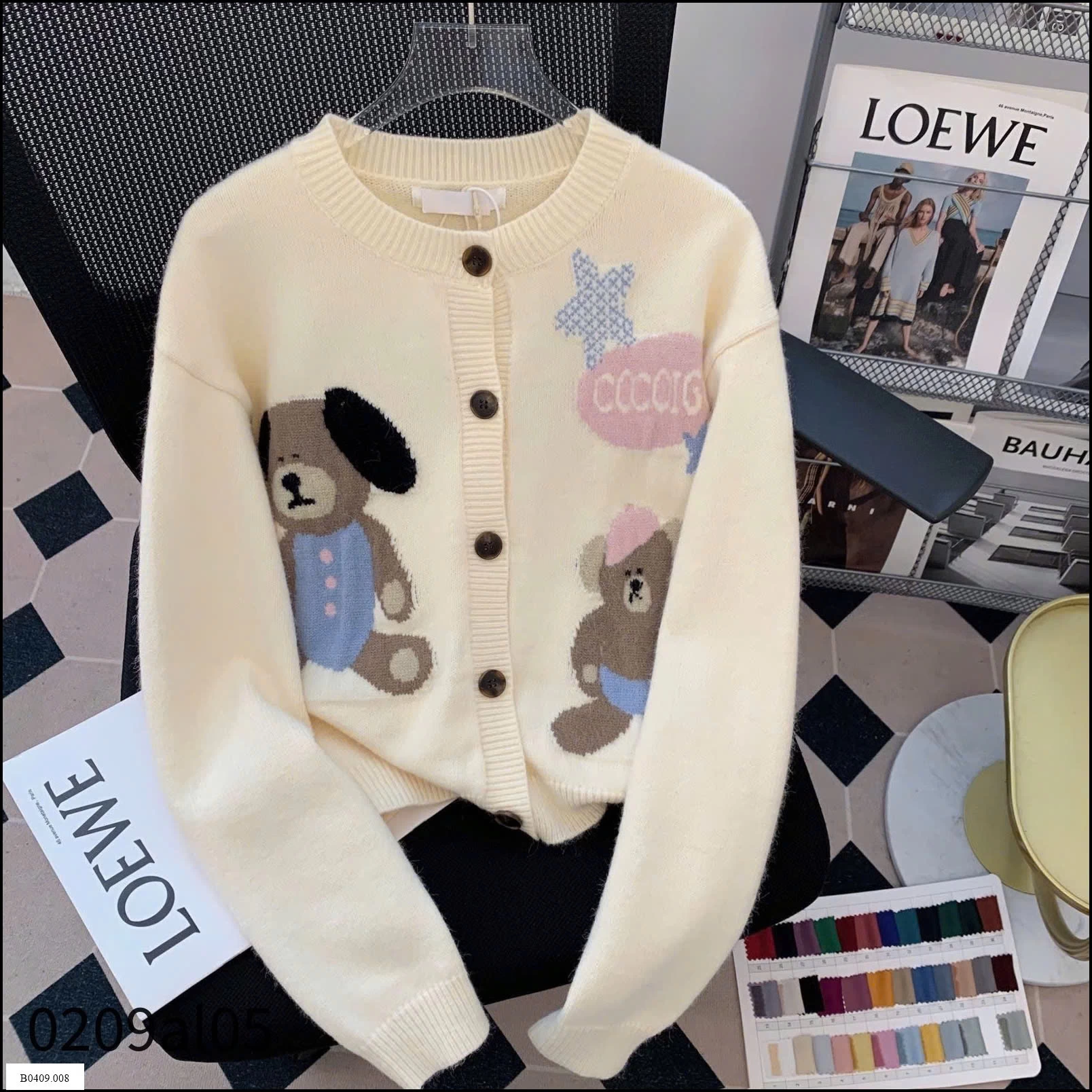 Cardigan Gấu Siêu Xinh  Giá sỉ 130ka