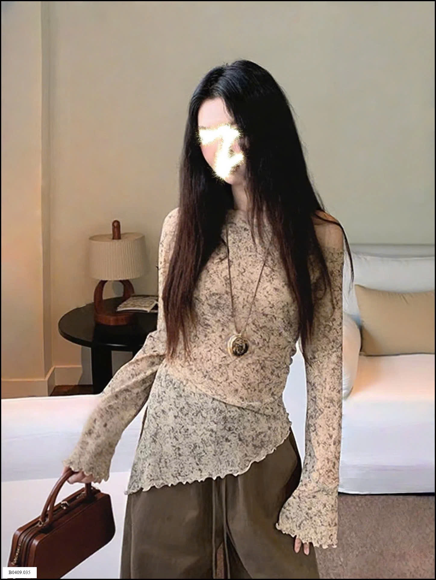 ÁO DỆT KIM VẠT CHÉO   Giá sỉ 108k