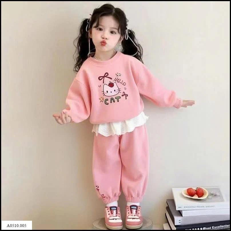 BỘ NỈ XINH BÉ GÁI Giá sỉ 118k
