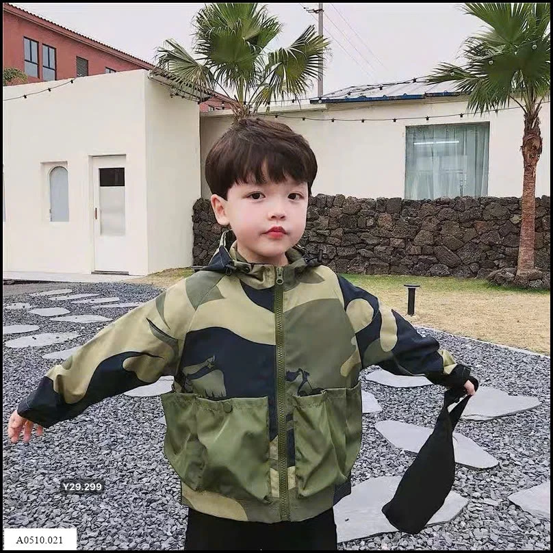 ÁO KHOÁC RẰN RI BÉ TRAI  Giá sỉ 120k