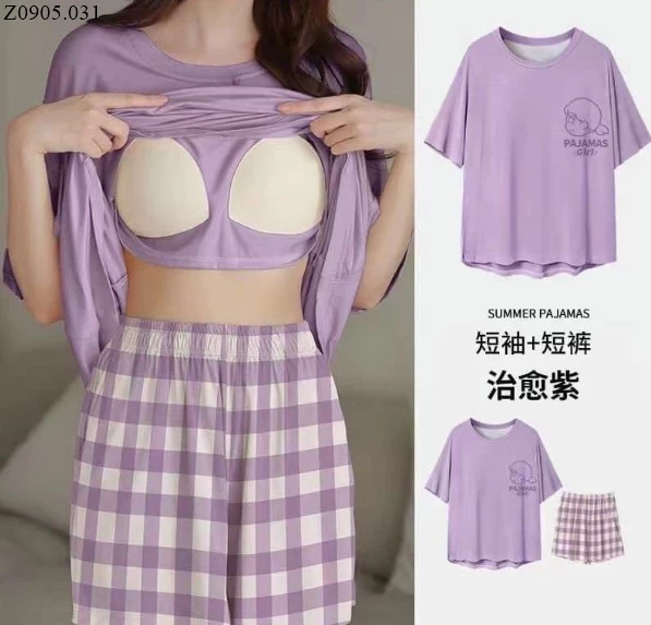 BỘ MẶC NhHÀ KÈM BRA  Si 75k/bộ