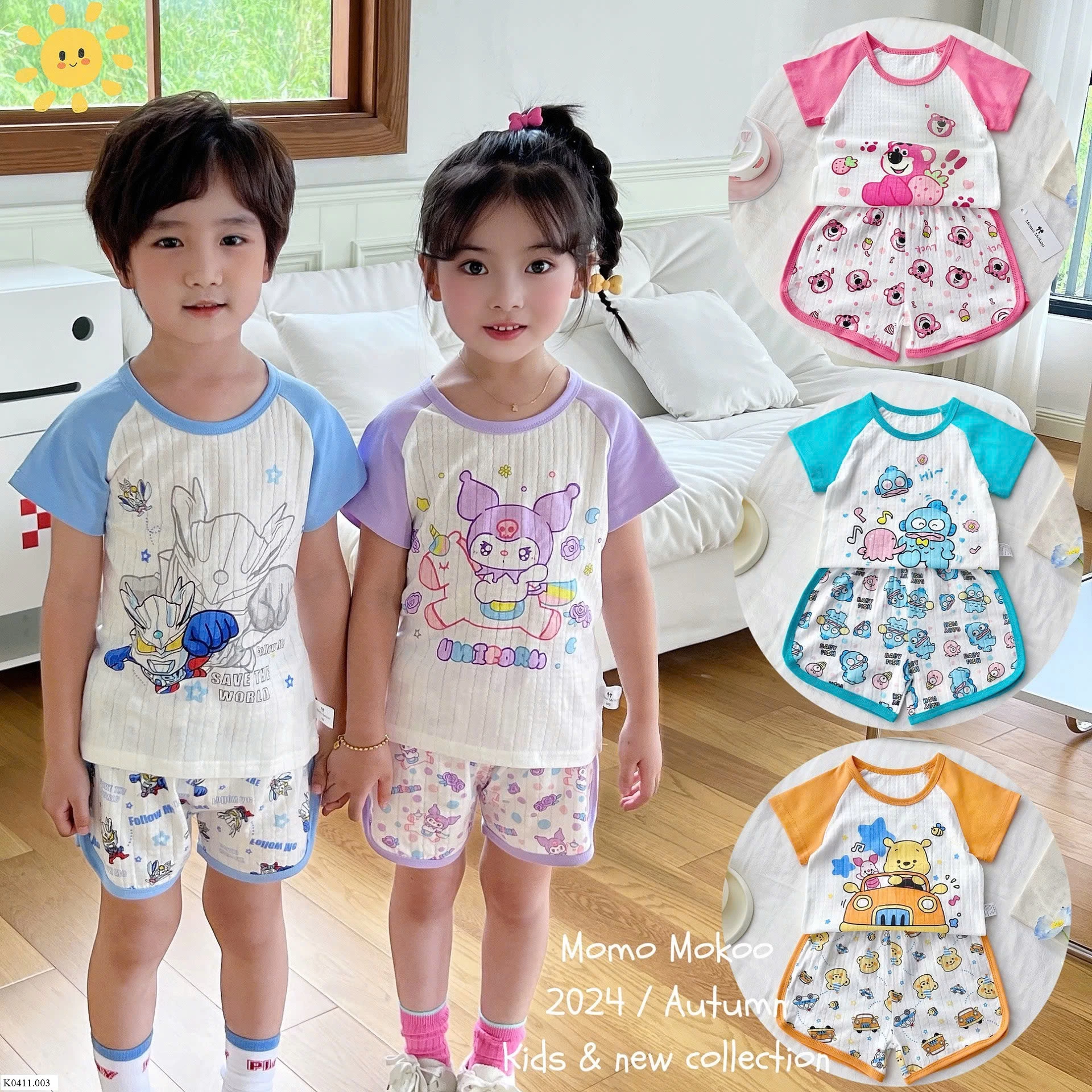 BỘ COTTON GIẤY CỘC TAY Sỉ 91k