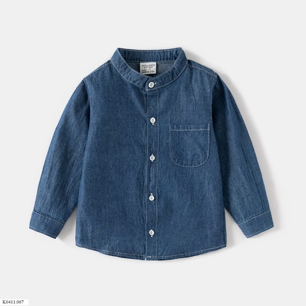 SƠ MI JEAN CỔ TÀU HÃNG WELLIKIDS Sỉ 108k