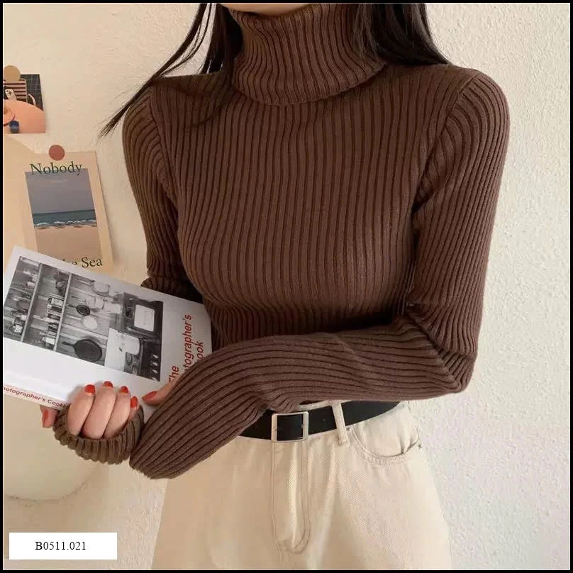 ÁO LEN CỔ LỌ NỮ  Giá sỉ 90k