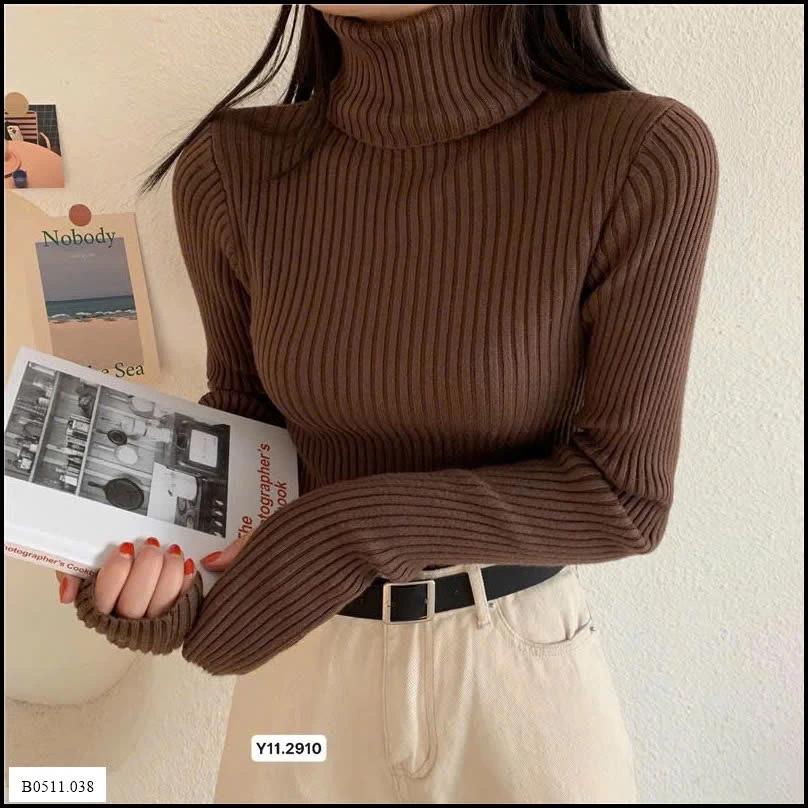 ÁO LEN CỔ LỌ NỮ  Giá sỉ 85k