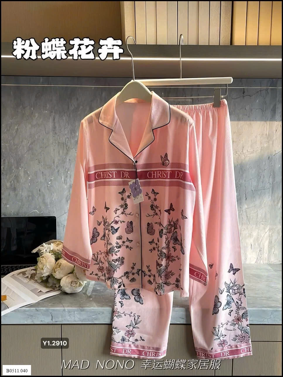 BỘ PIJAMA LỤA HÃNG MADNONO Giá sỉ 260k