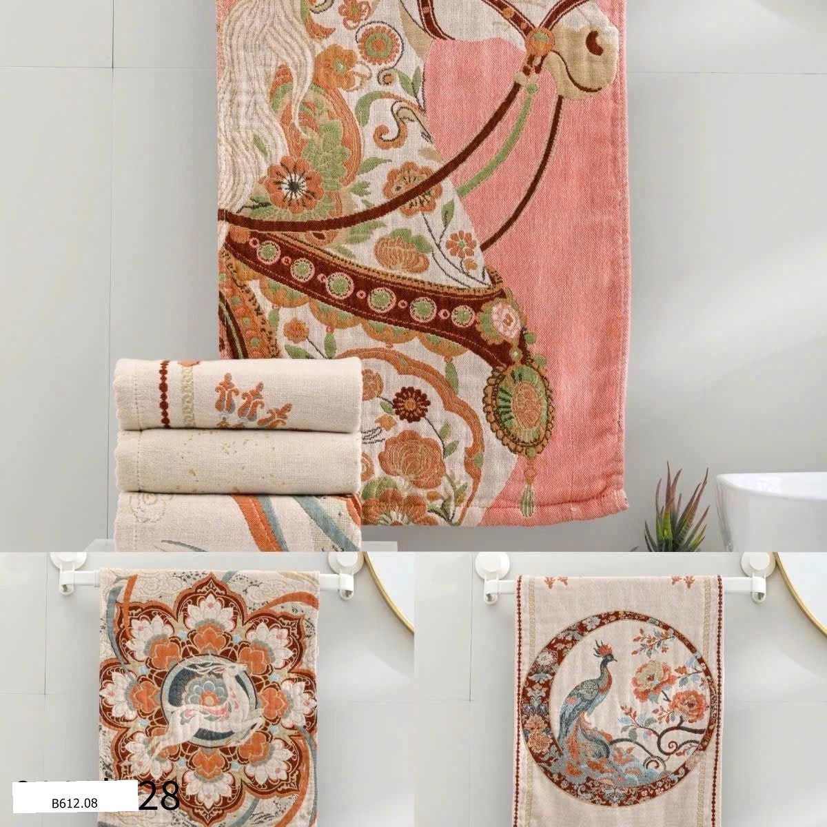 KHĂN TẮM HOA VĂN CỔ ĐIỂN   Giá sỉ 65k