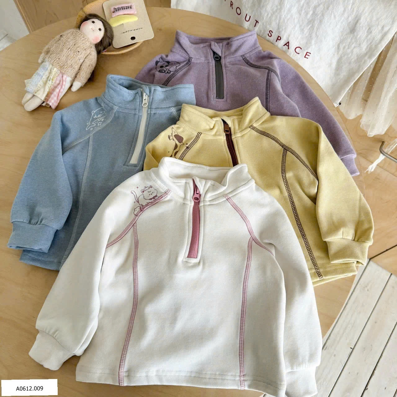 ÁO NỈ CỔ KHÓA HÃNG NINGLI  Giá sỉ 135ka