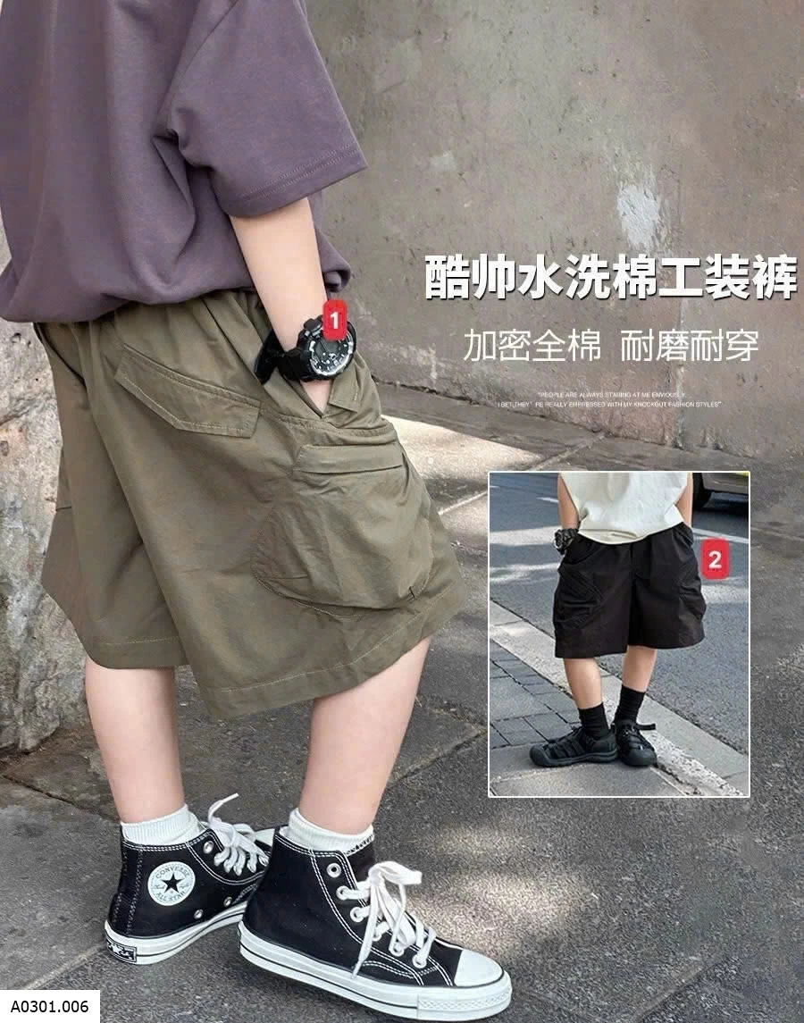 QUẦN SHORT AMBB BÉ TRAI  Giá sỉ 135ka