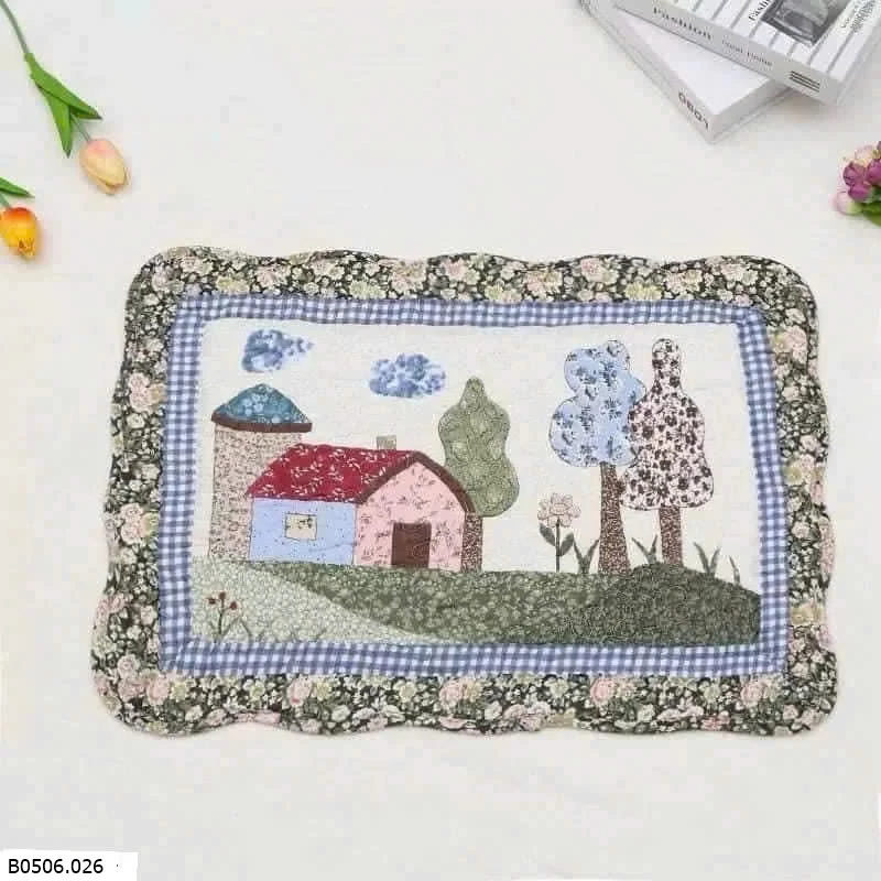 THẢM VINTAGE  Sỉ  210k/1 set 5 chiếc mix màu