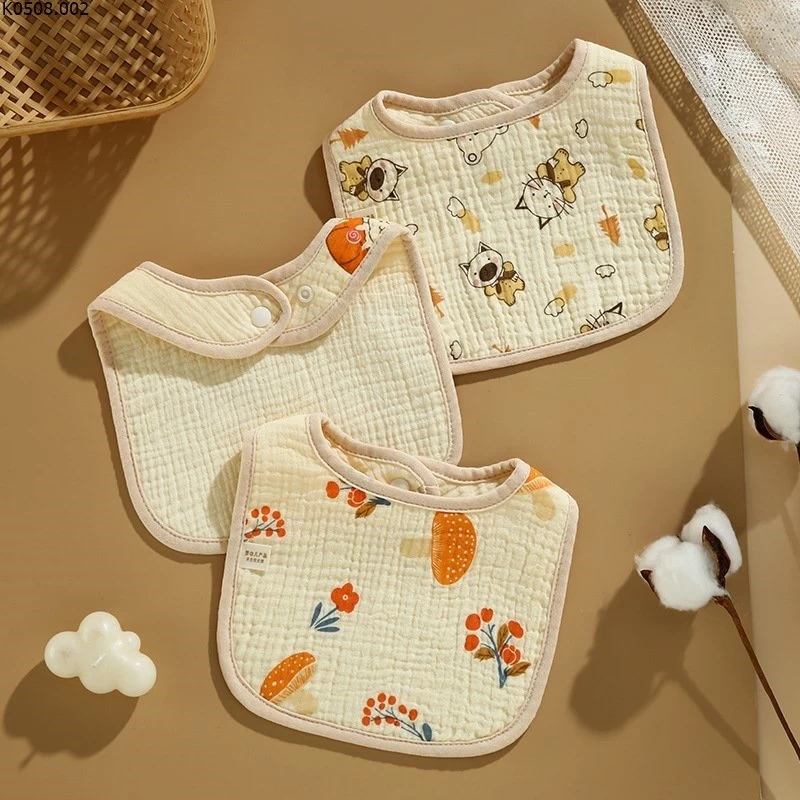 SET 4 KHĂN YẾM SỢI TRE MUSLIN  Si 56k/1set 4c mix mẫu 