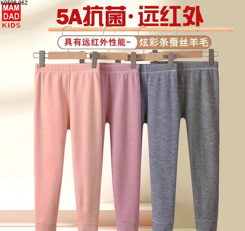 Quần giữ nhiệt kháng khuẩn Si Sz 110-120: 90k/c Sz 130-150: 100k/c Sz 160-170: 125k/c