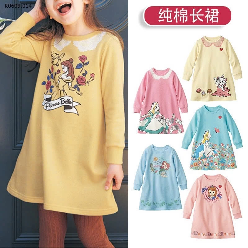 ĐẦM COTTON TIÊN CÁ  Sỉ 138k